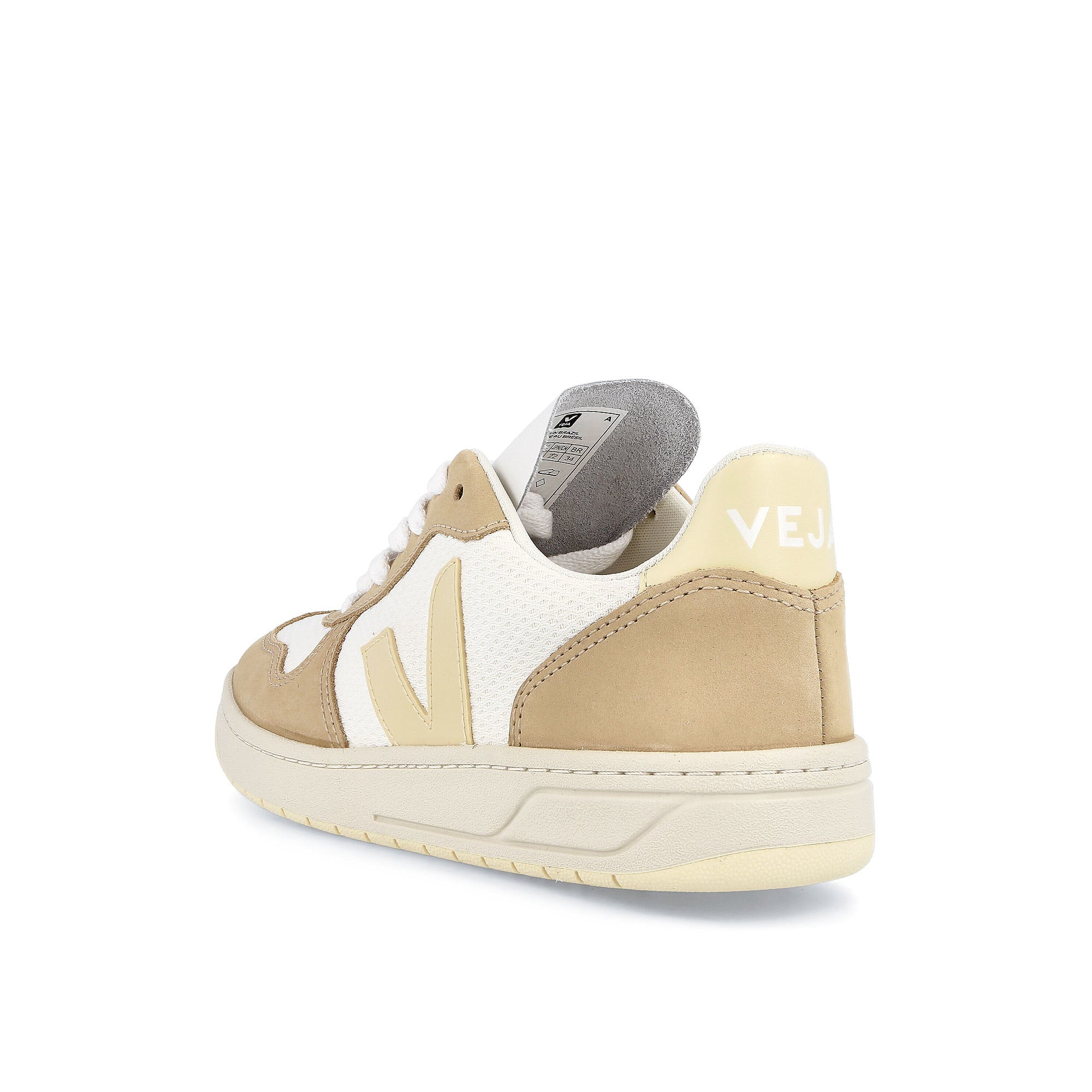 Veja wmns v-10 alveomesh White / Butter / Almond  Close-up | Overkill