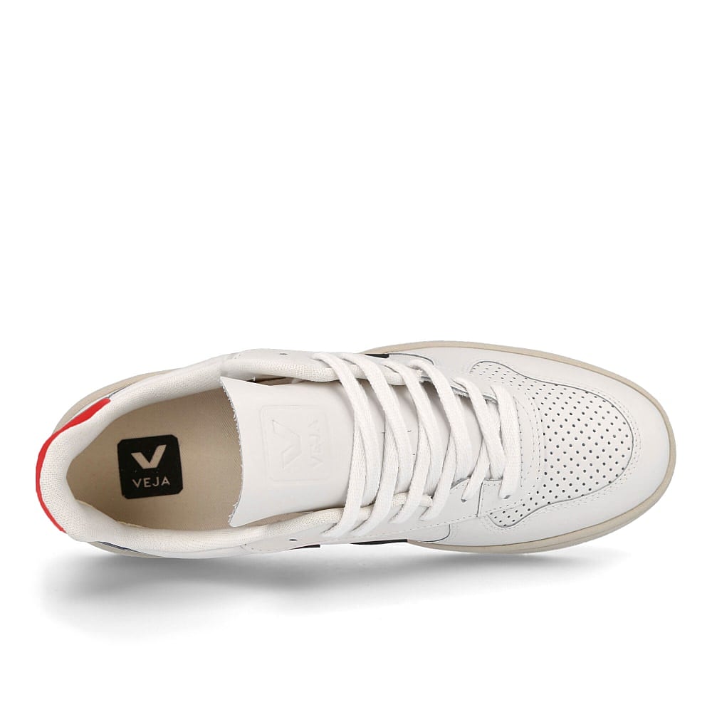 Veja v-10 leather Extra White / Nautico Pekin  Detail view 1 | Overkill