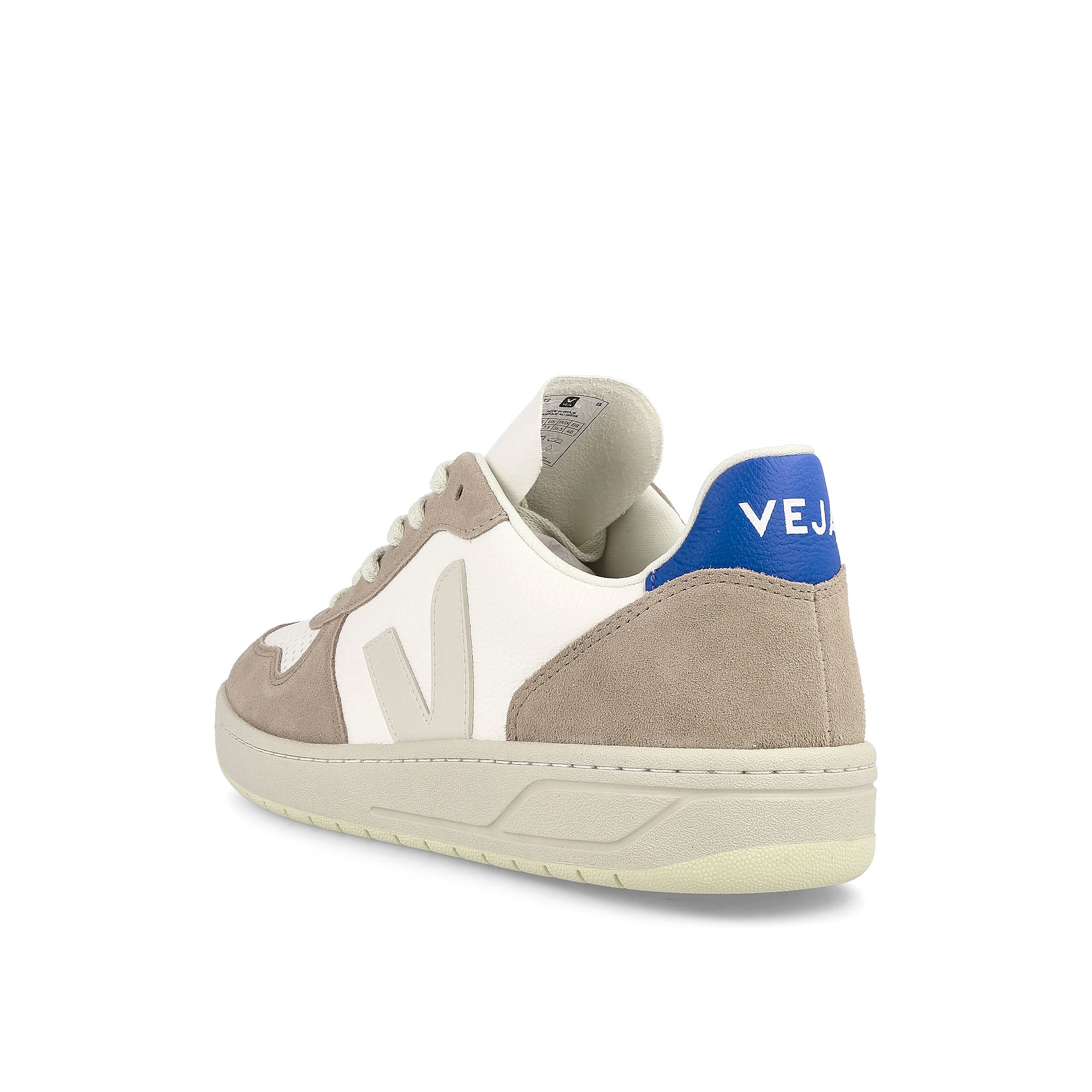 Veja wmns v-10 chromefree leather White / Beige Sneakers  Material | Overkill