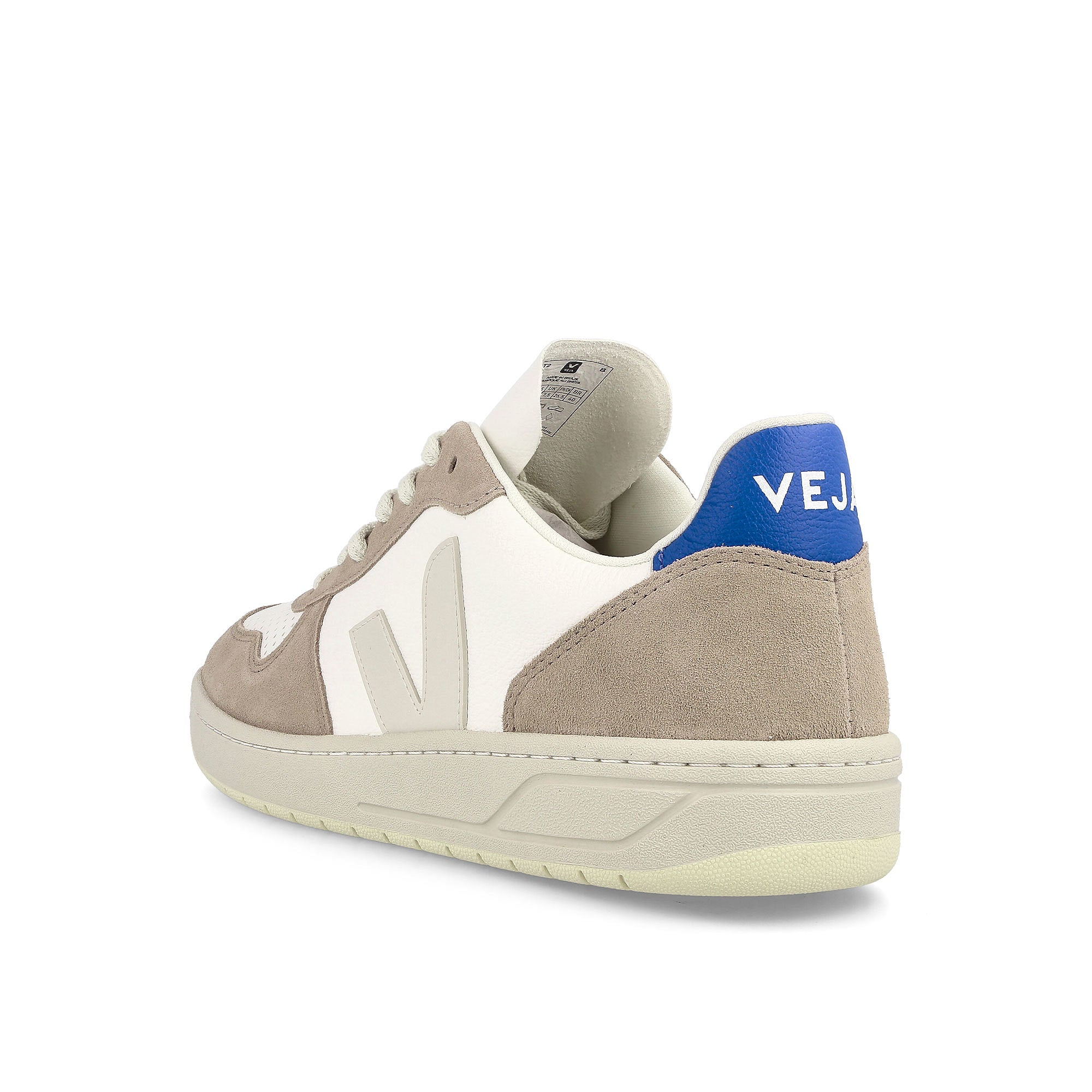 Veja v-10 chromefree leather White / Sahara Sneakers  Material | Overkill