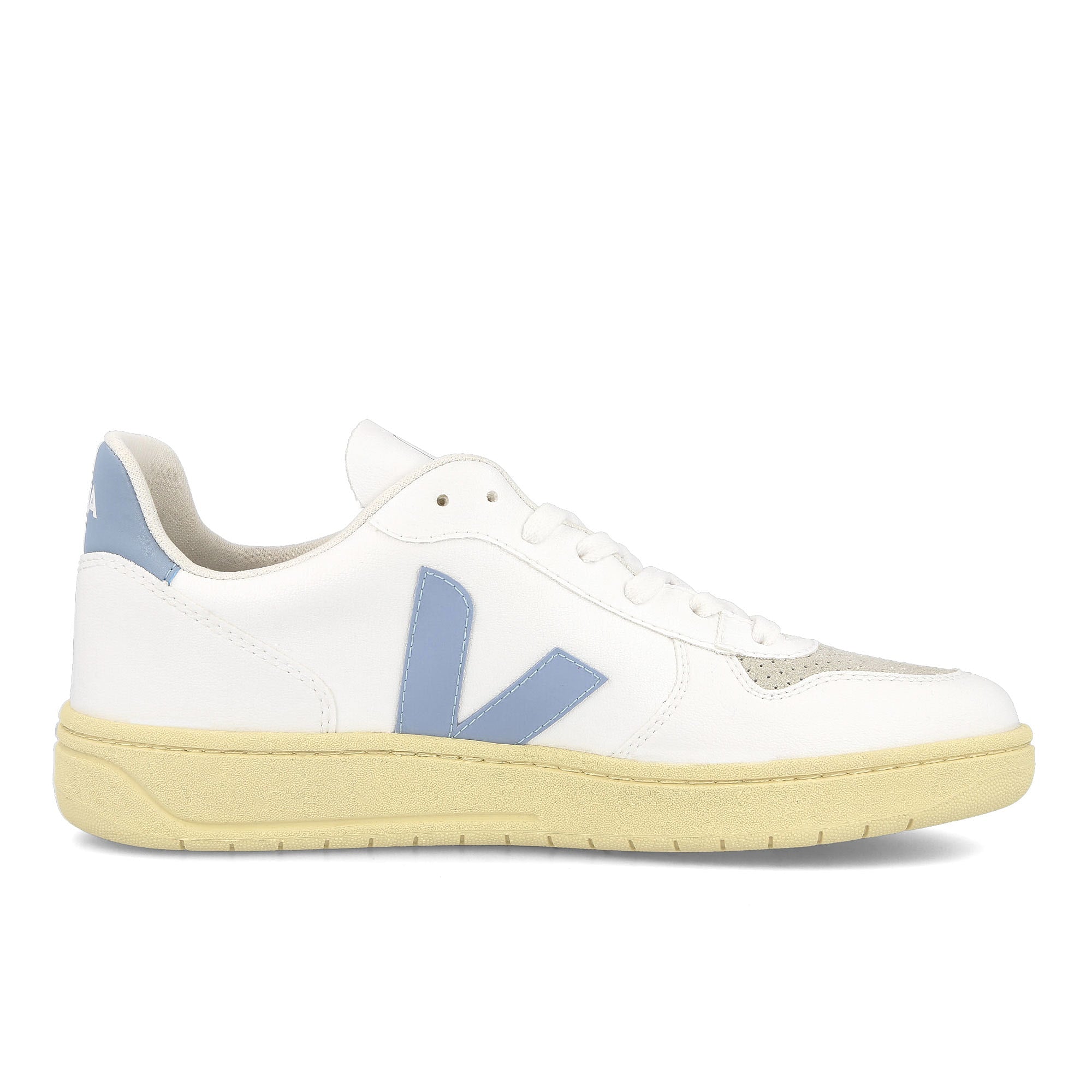Veja v-10 cwl White / Steel / Butter   Material | Overkill