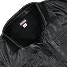 GUESS Originals Wmns Go Nicole PU Leather Shirt Jet Black Shirts Close-up | Overkill