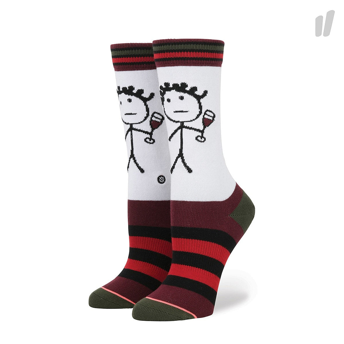 Stance Wmns Saucy Socks White Socks W525D17SAU-WHT | Overkill
