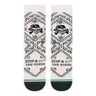 Stance Wmns Cut The Roses Crew Socks Cream Socks Material | Overkill