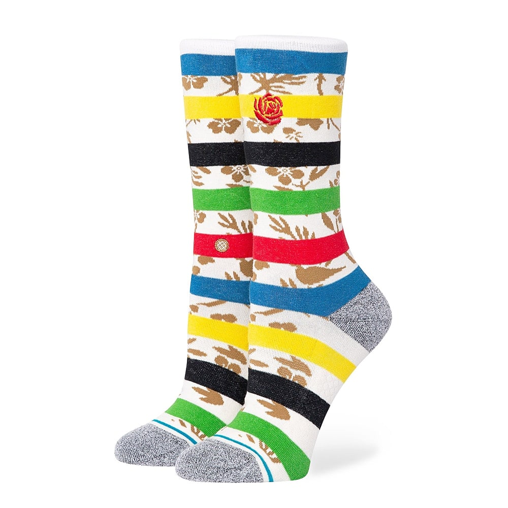 Stance Wmns Petal Power Crew Socks White Socks W545B20PET-WHT | Overkill