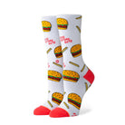 Stance Wmns Fries B4 Guyes Crew Socks White Socks W545D19FBG-WHT | Overkill