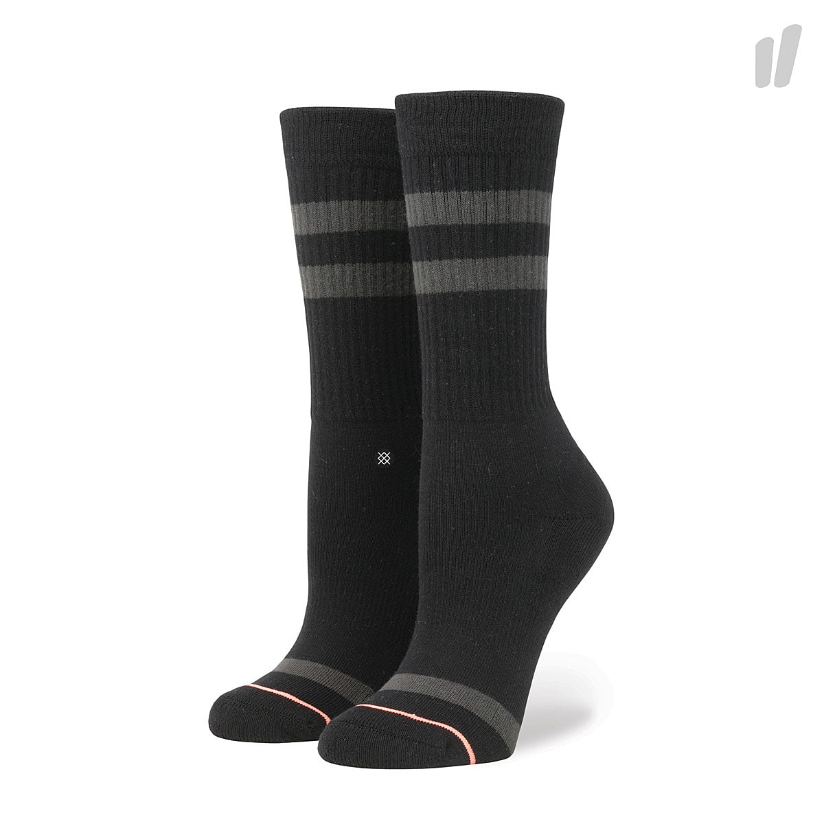Stance Wmns Uncommon Classic Crew Socks Black Socks W556A17UCC-BLK | Overkill