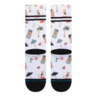 Stance Wmns Too Hot Crew Socks White Socks Close-up | Overkill