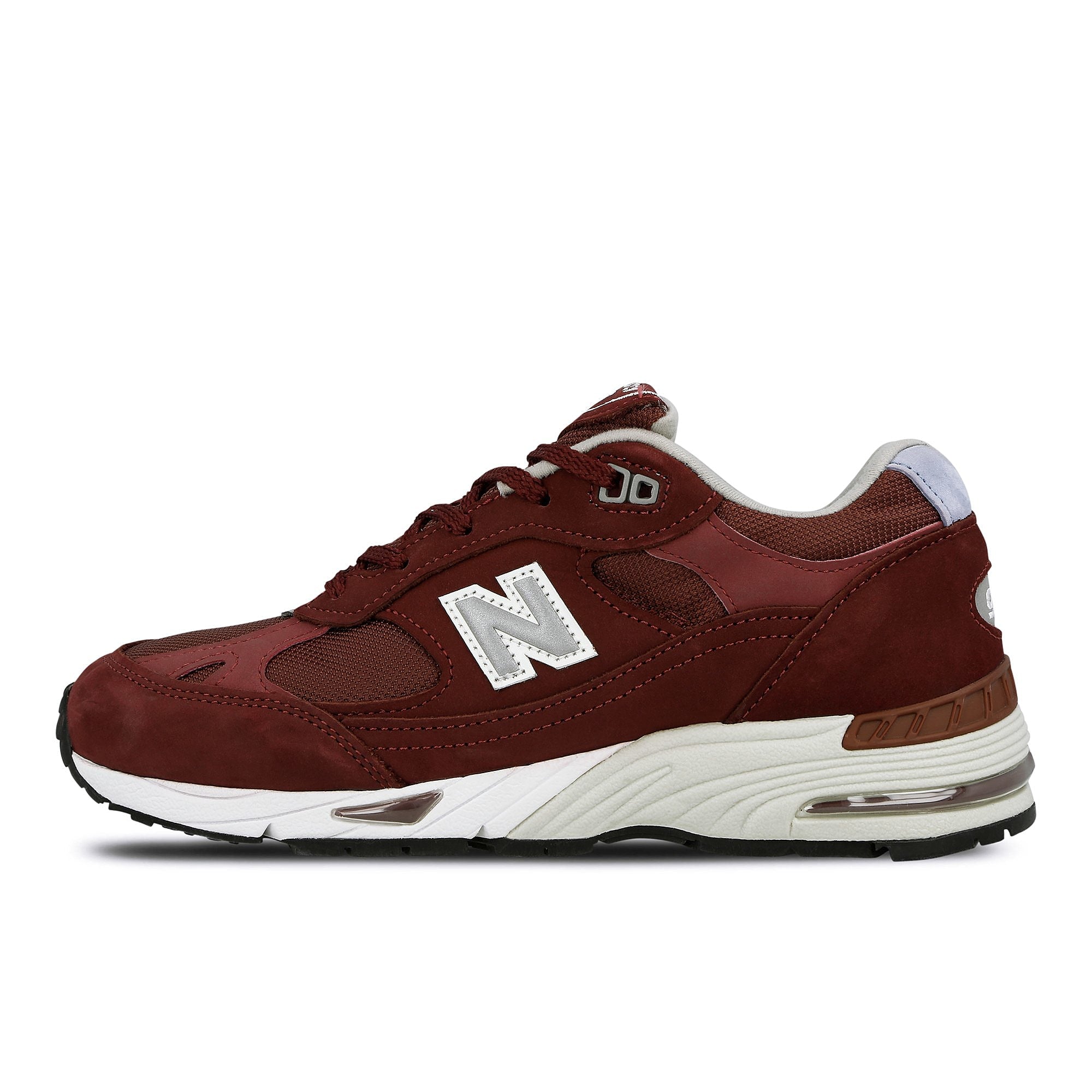 New Balance w 991 bbl Burgundy Sneakers 738371-50-18 | Overkill