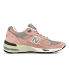 New Balance w 991 pnk Pink-White Sneakers  Silhouette | Overkill
