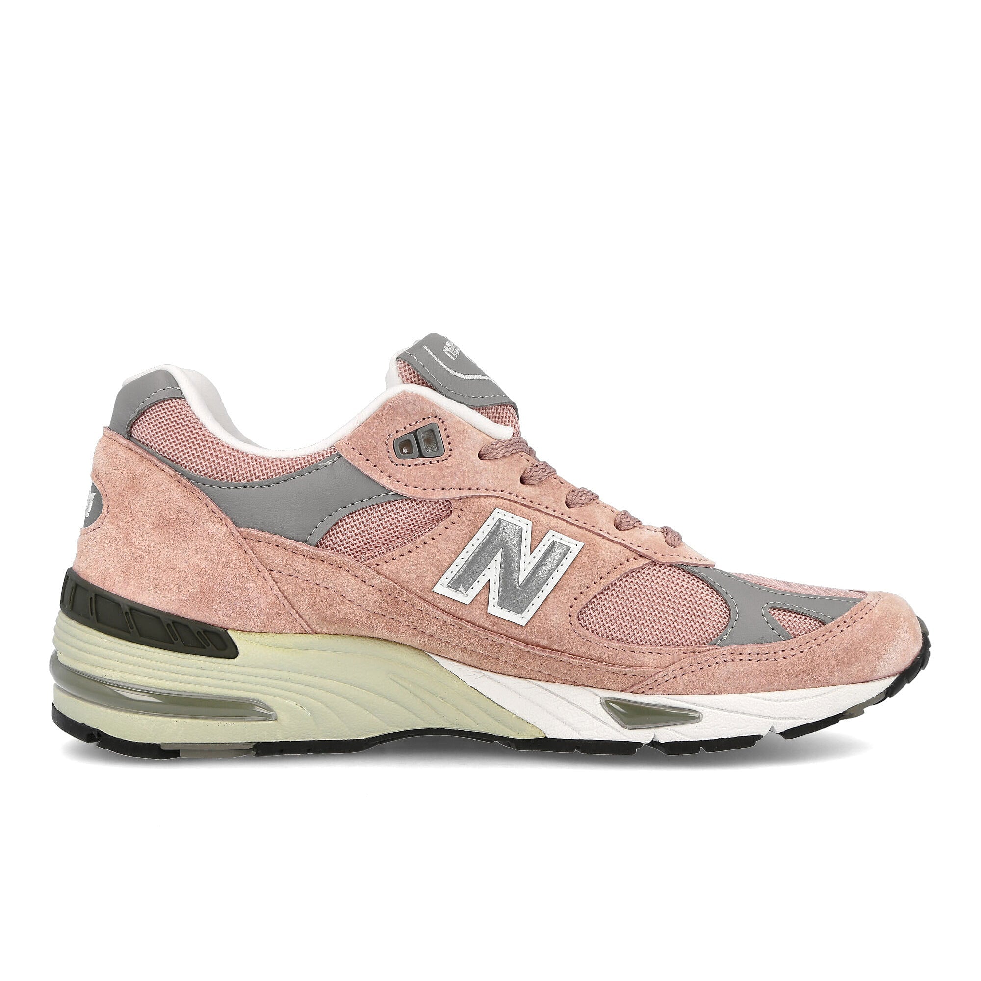 New Balance w 991 pnk Pink-White Sneakers  Silhouette | Overkill