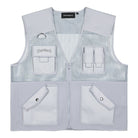 Wasted Paris Silver Reflective Tactical Pocket Vest Silver Grey Vests 128277 | Overkill