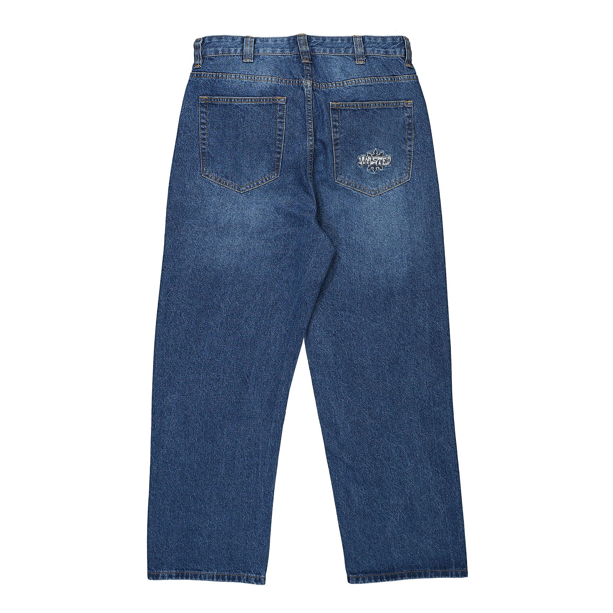 Wasted Paris Casper Exit Pant Indigo Blue Jeans Material | Overkill