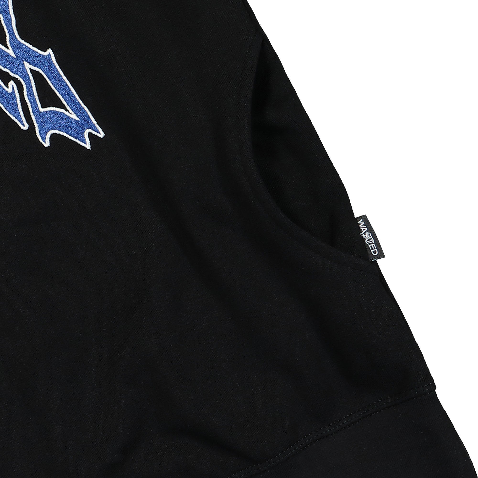 Wasted Paris Funnel  Arch Zip Sweatshirt Black Sweatshirts Detailfoto | Overkill