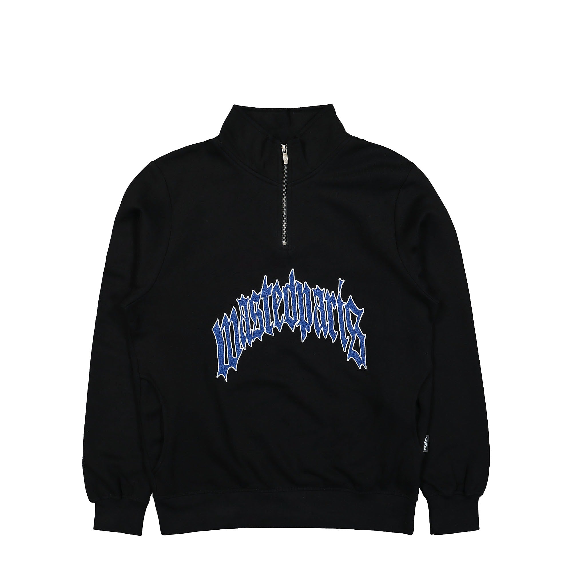 Wasted Paris Funnel  Arch Zip Sweatshirt Black Sweatshirts WPFAZS | Overkill