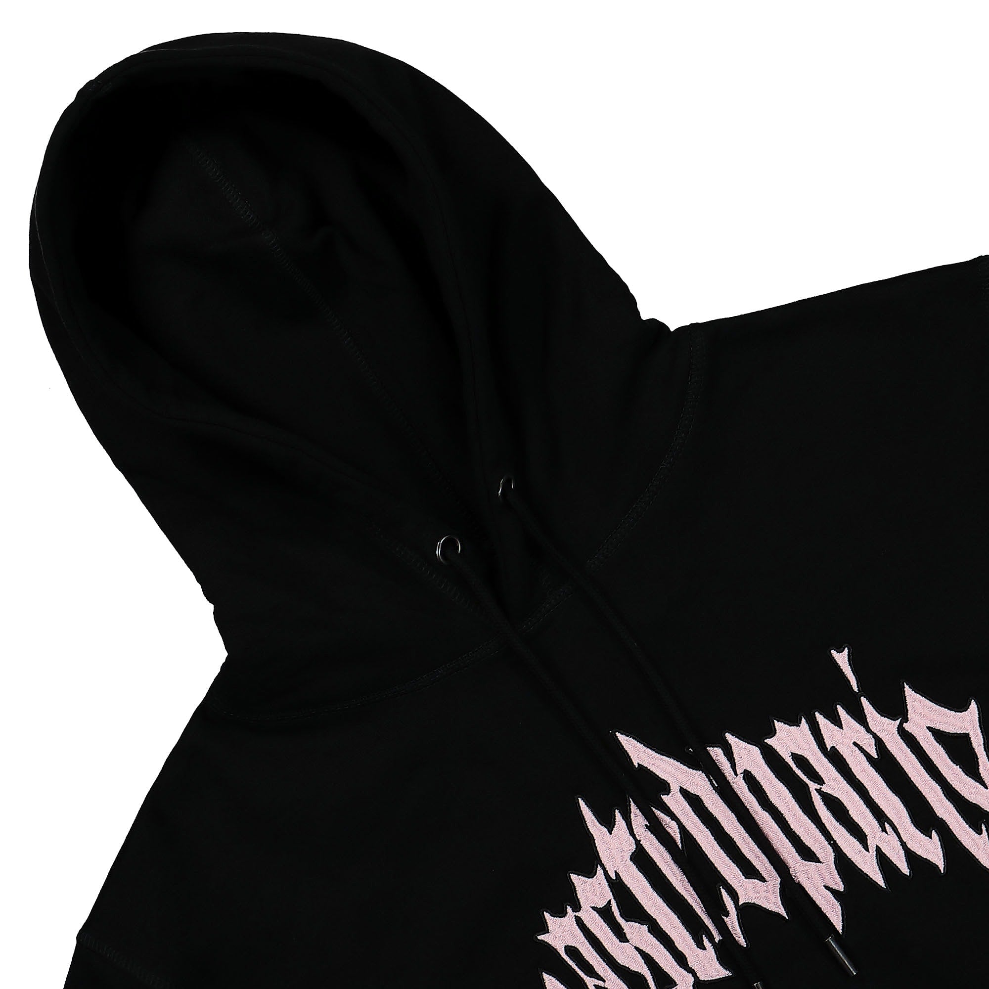 Wasted Paris Arch Hoodie Black Hoodies Close-up | Overkill