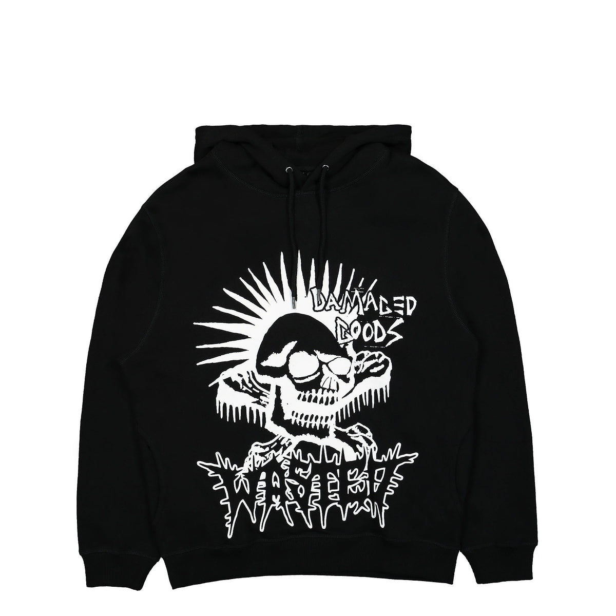 Wasted Paris Side Pocket Exit Hoodie WPHSPE / Black | OVERKILL