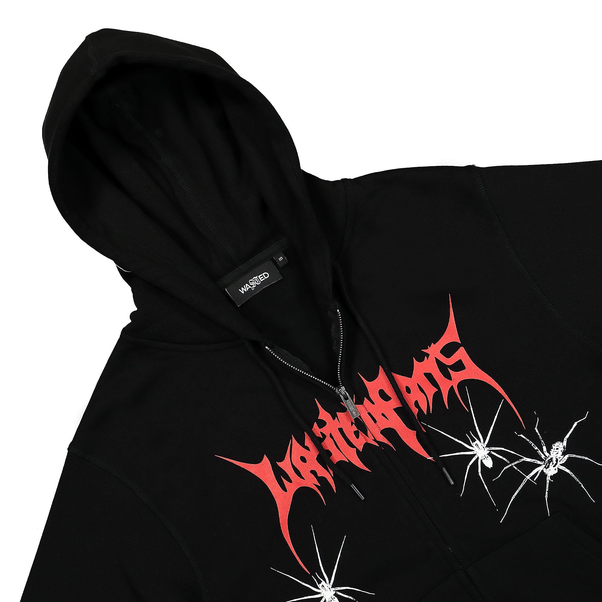 Wasted Paris Venum Hoodie Black Hoodies Material | Overkill