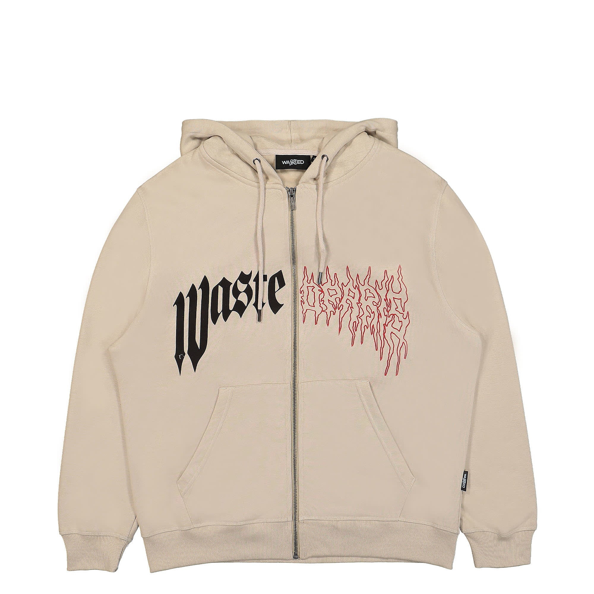 Wasted Paris Dark Pitcher Zip-Hoodie Sand Hoodies WPDPZH | Overkill