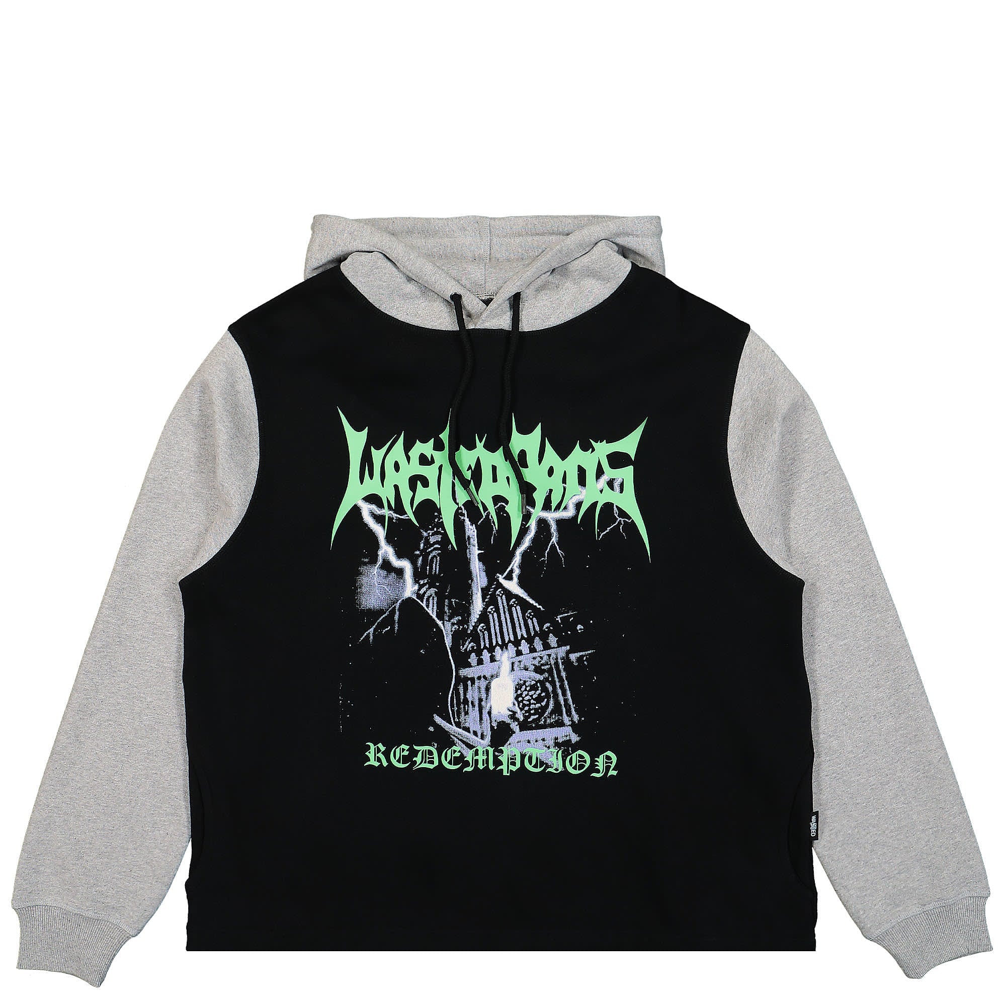 Wasted Paris Redemption Hoodie Ash Grey / Black Hoodies WPRH | Overkill