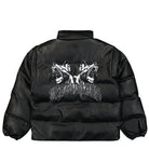 Wasted Paris Puffer Unleashed Jacket Black Jackets Close-up | Overkill