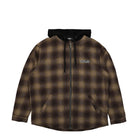 Wasted Paris Shadow Plaid Method Shirt Brown / Black Hoodies WPSPMS2 | Overkill