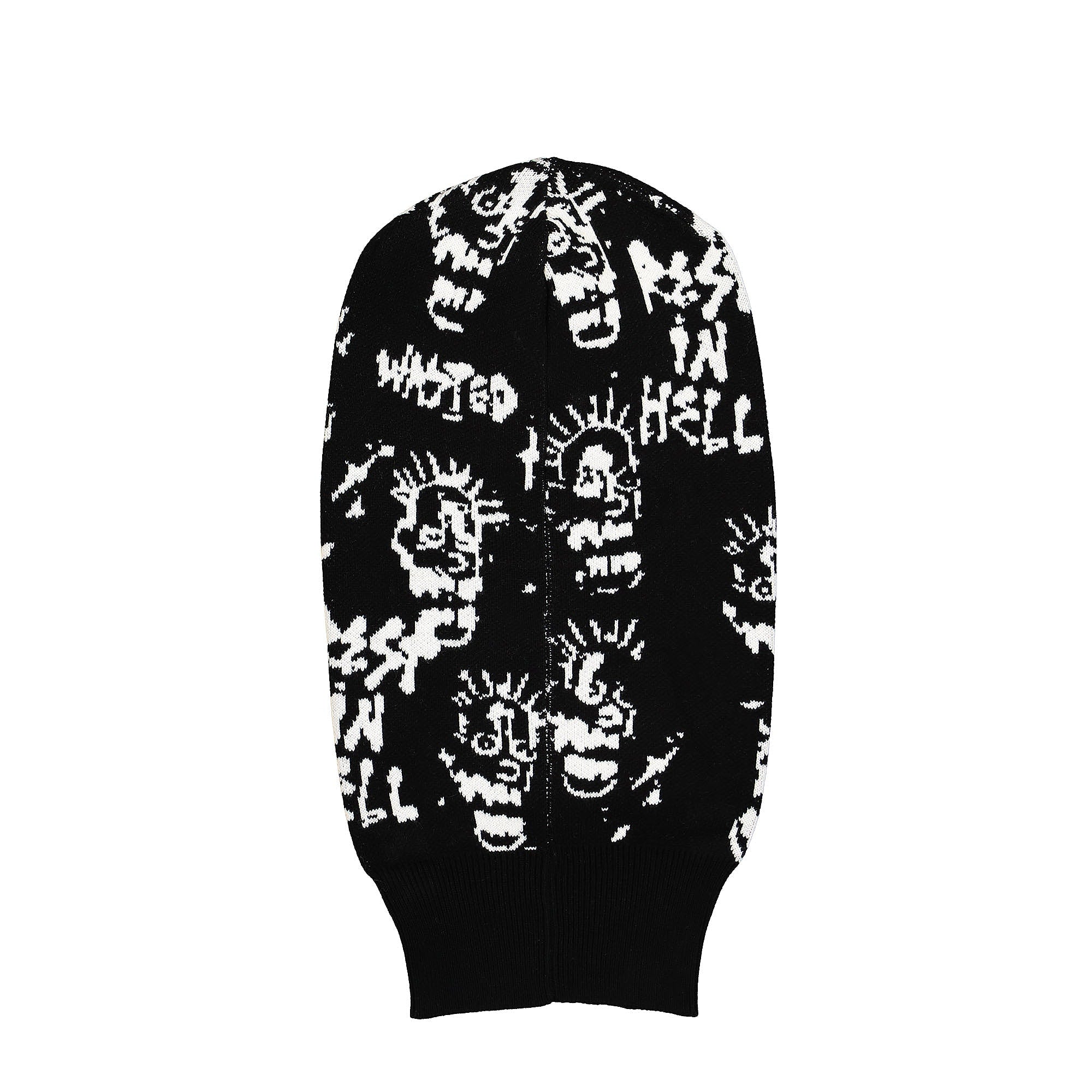 Wasted Paris Ski Mask Skull Hell Beanie Black Balaclavas  Material | Overkill