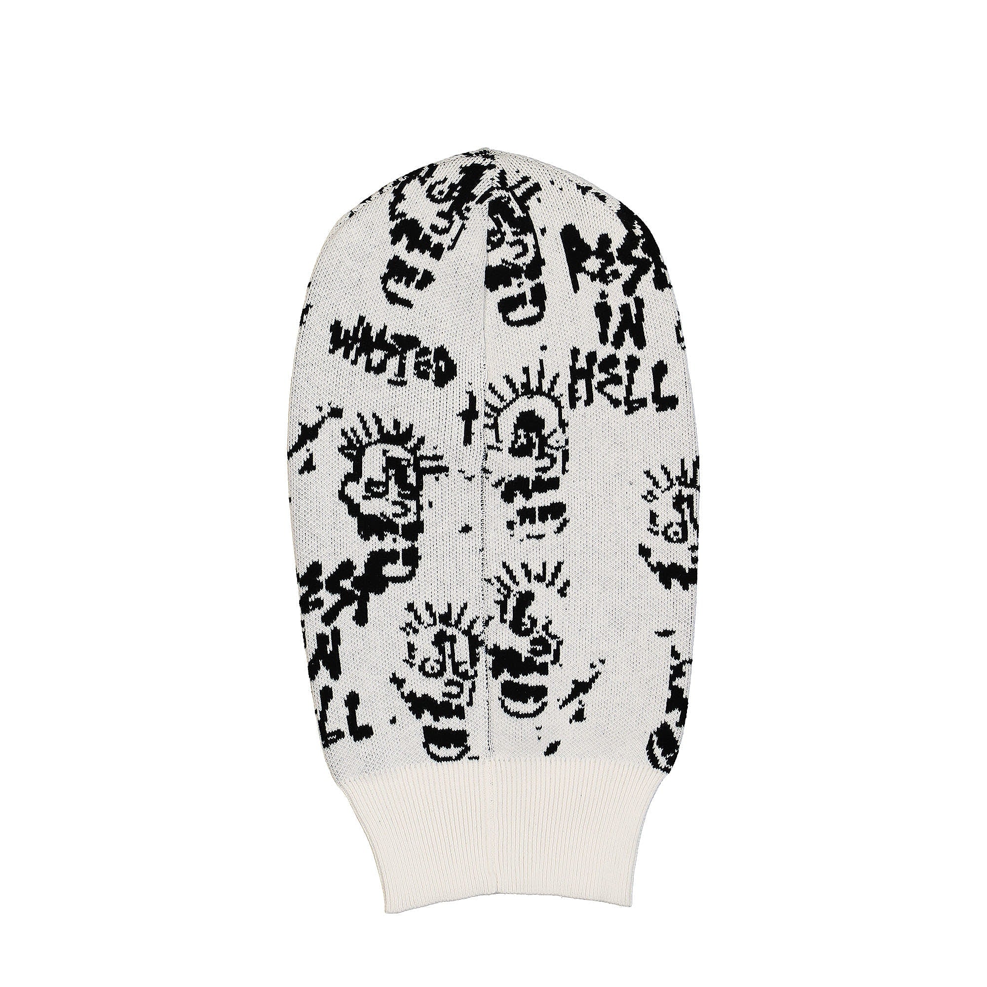 Wasted Paris Ski Mask Skull Hell Beanie White Balaclavas  Material | Overkill