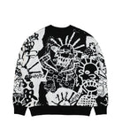 Wasted Paris Damaged Sweater Black Sweatshirts WPDS | Overkill