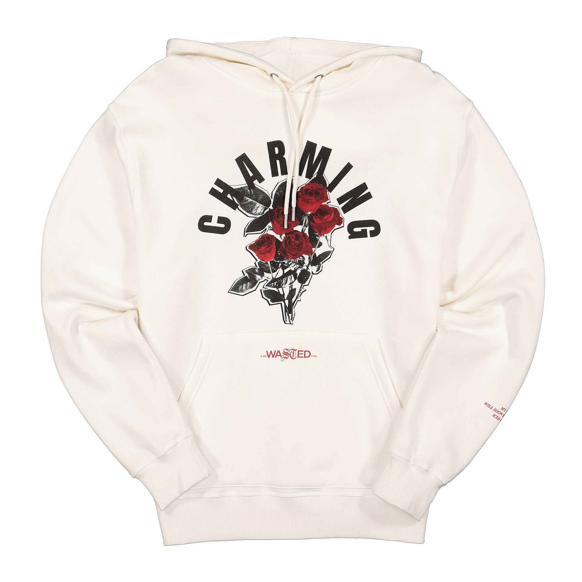 Wasted Paris Charming Hoodie Ivory Hoodies  | Overkill