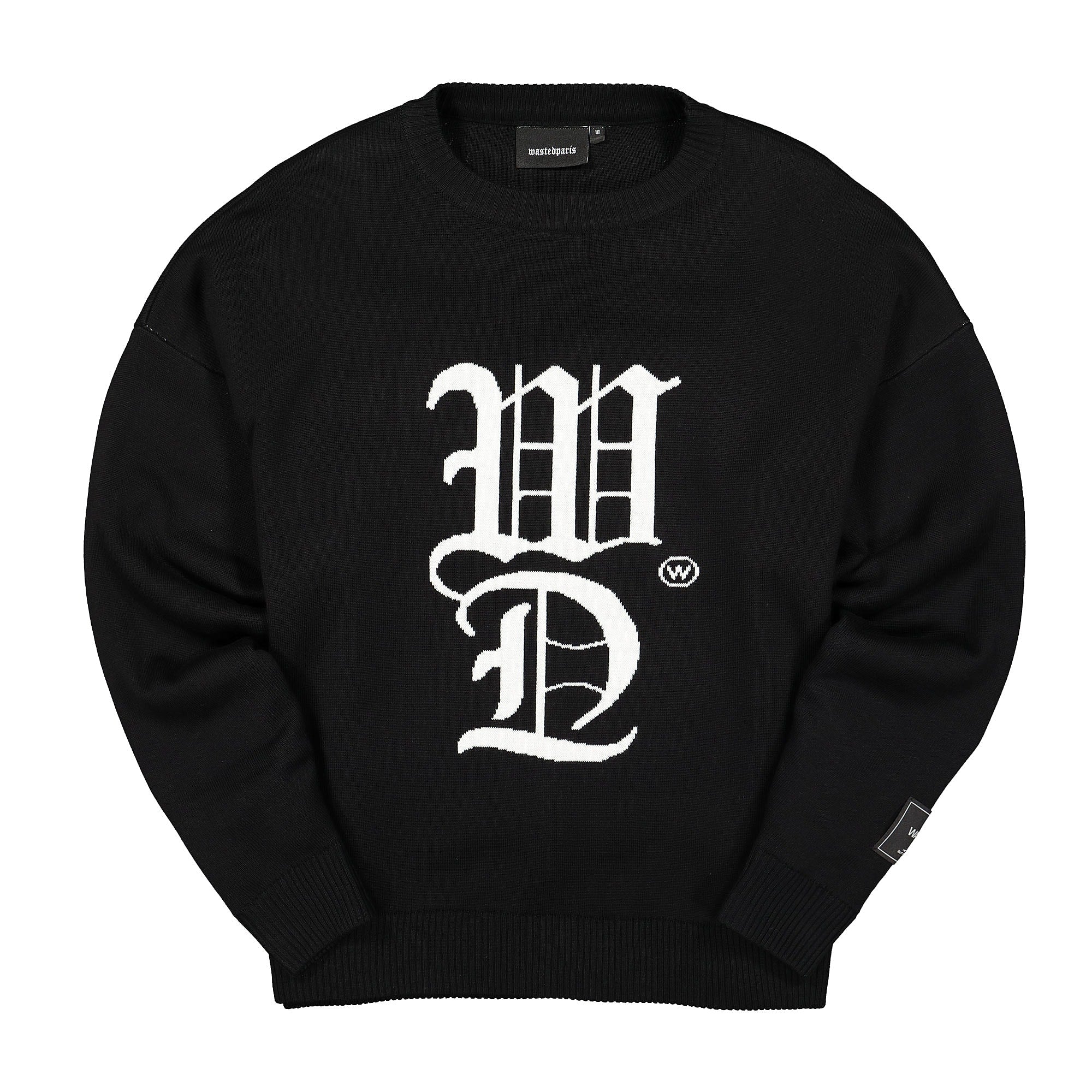 Wasted Paris Signature Knit Sweater Black Sweatshirts WPSGKNSW | Overkill