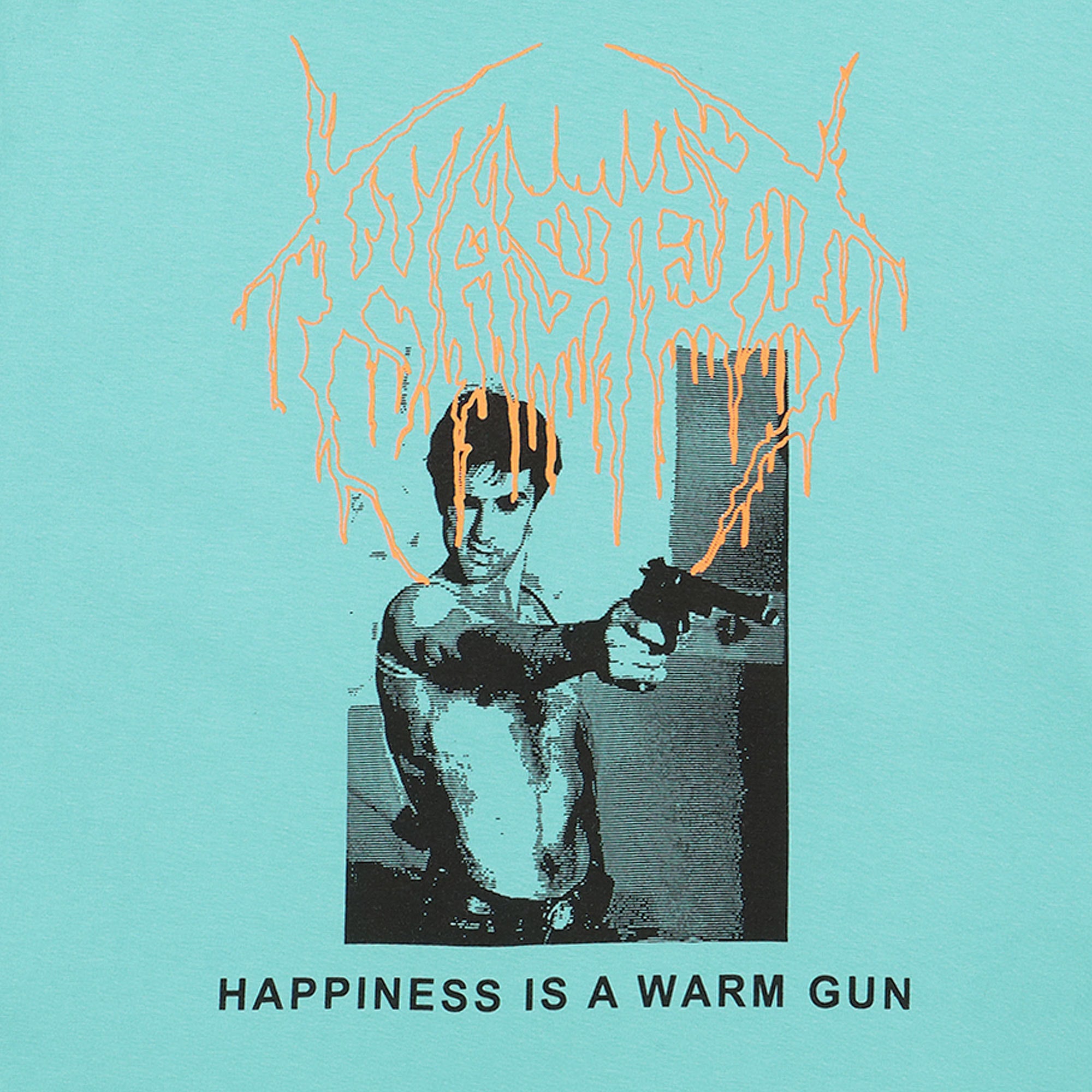 Wasted Paris Warm Gun T-Shirt Mint T-Shirts Close-up | Overkill