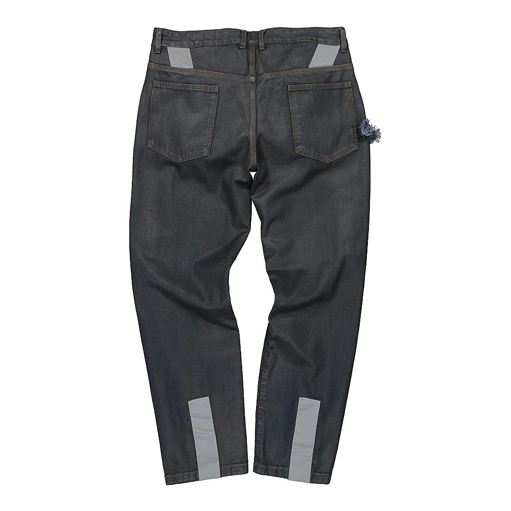 U.P.W.W. waxed work denim pants Blue Jeans Material | Overkill