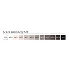 Stylefile marker 12er grey set warm 0 Marker Close-up | Overkill