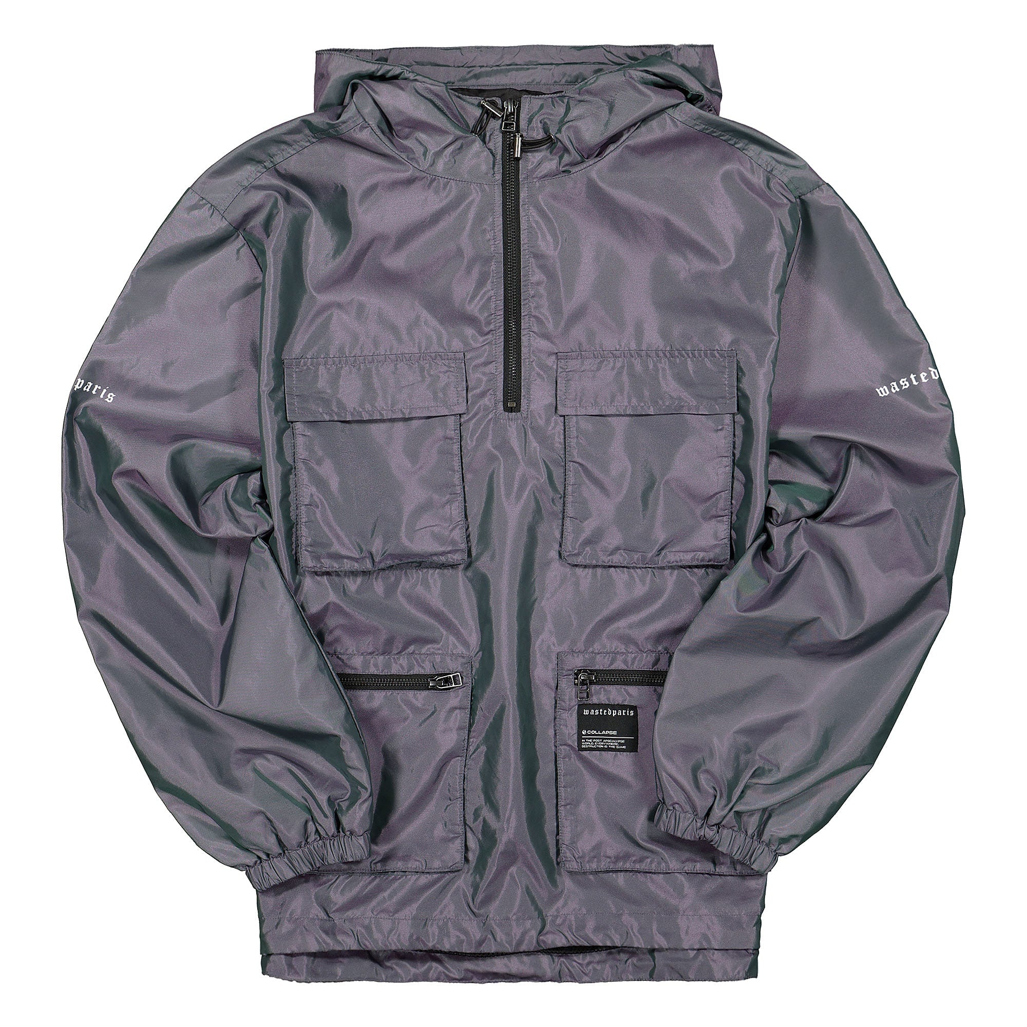 Wasted Paris Windbreaker Two Tones Green / Purple Windbreaker  | Overkill