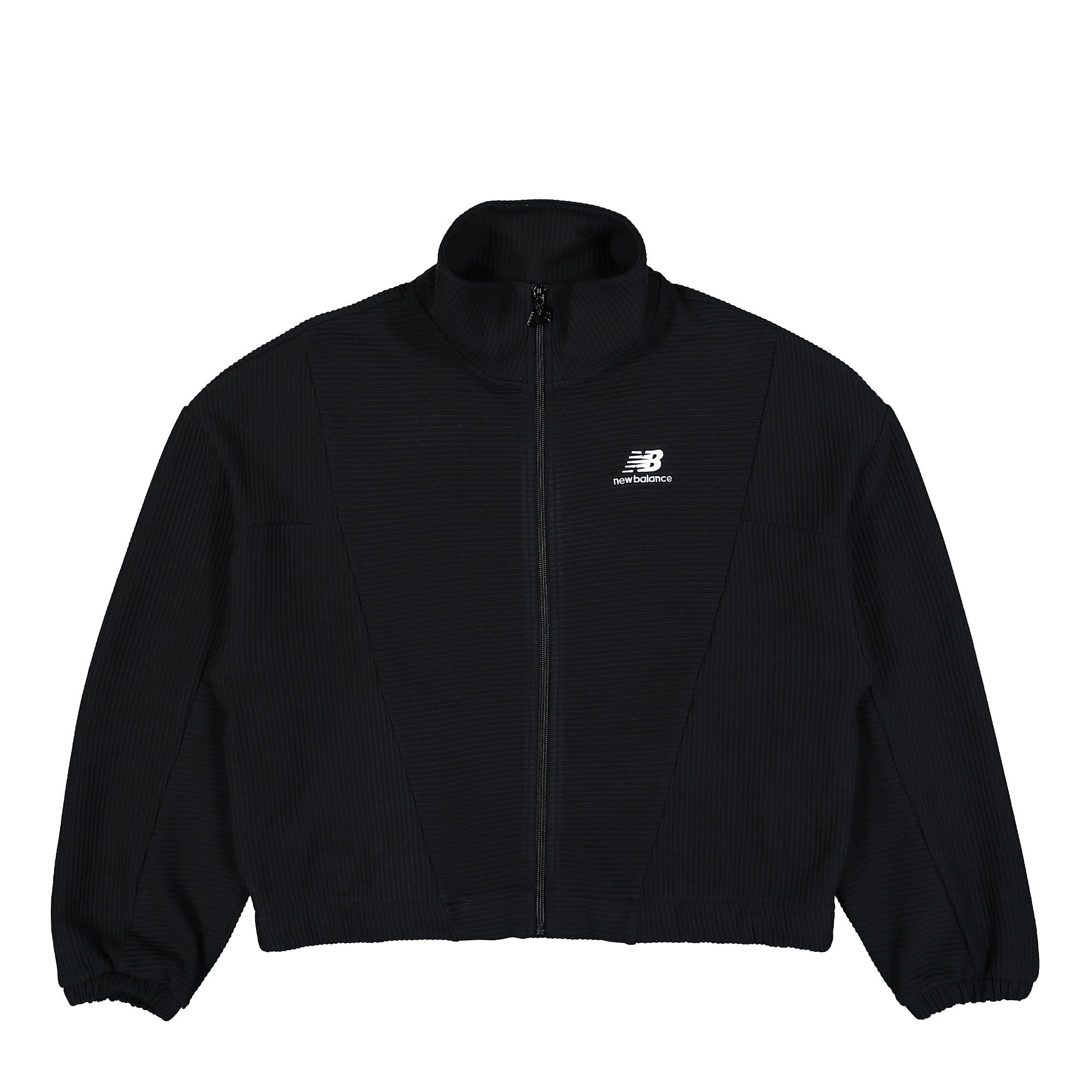 New Balance Athletics Track Jacket Black Track Jackets WJ23500 | Overkill