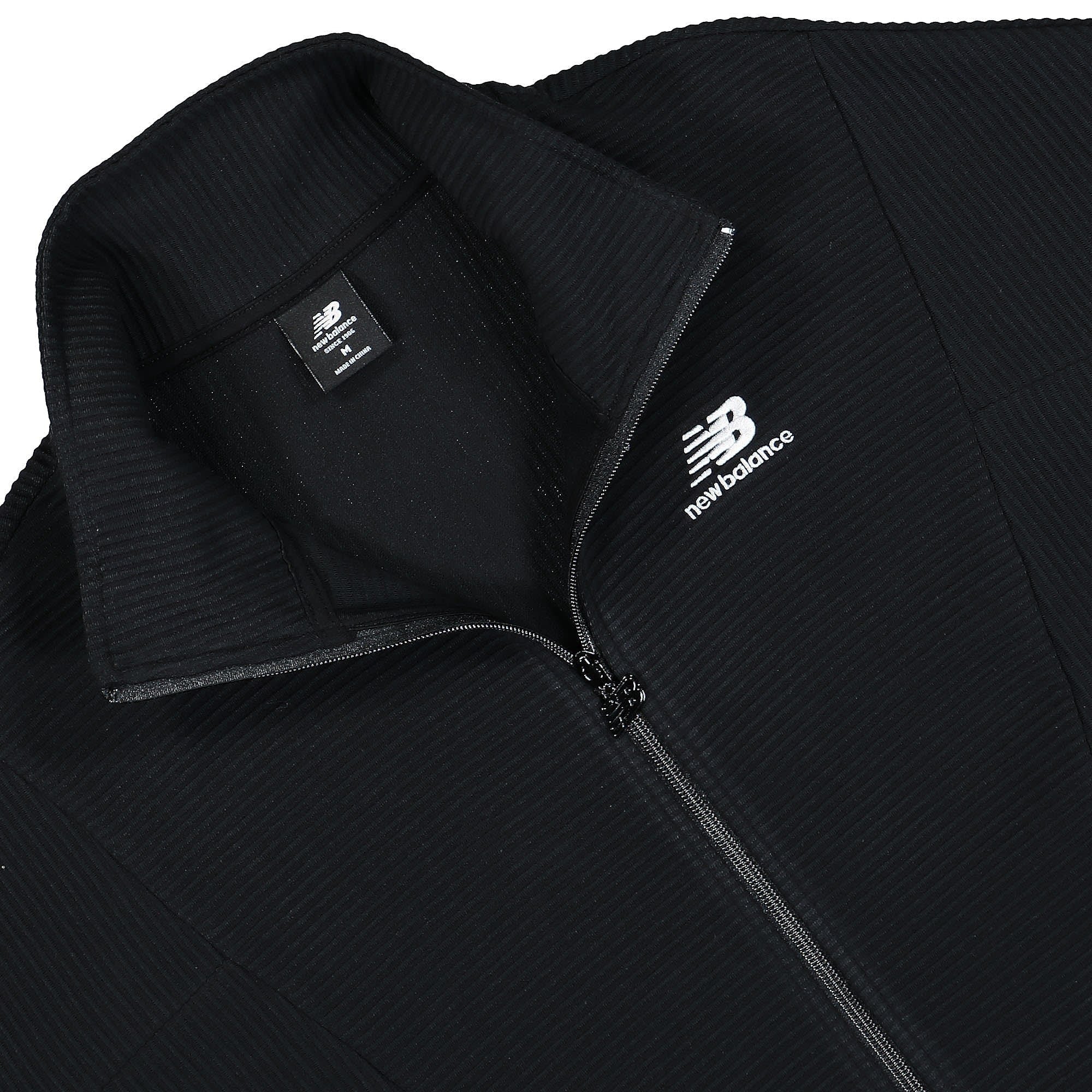 New Balance Athletics Track Jacket Black Track Jackets Close-up | Overkill