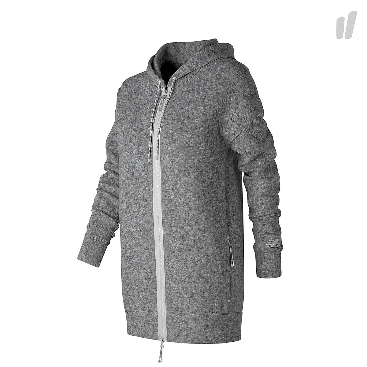 New Balance Sport Style Fleece Hoodie Athletic Grey Hoodies WJ71561AG | Overkill