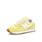 New Balance wl 574 pk2 Yellow-White Sneakers  Close Up | Overkill