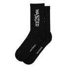 Wasted Paris Signature Socks Black Socks Material | Overkill