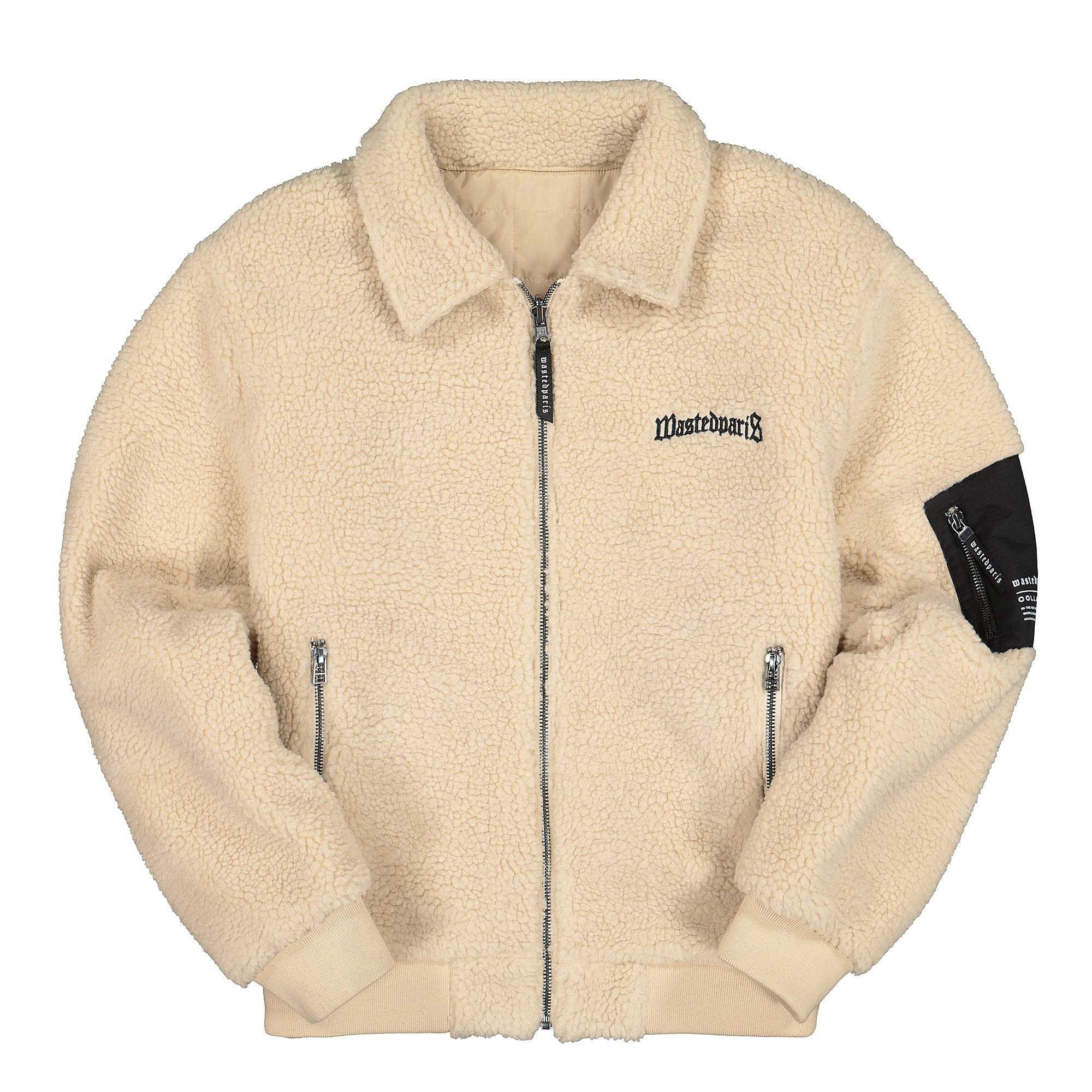 Wasted Paris Reversible Zipper Jacket Sherpa Desert Jackets  | Overkill