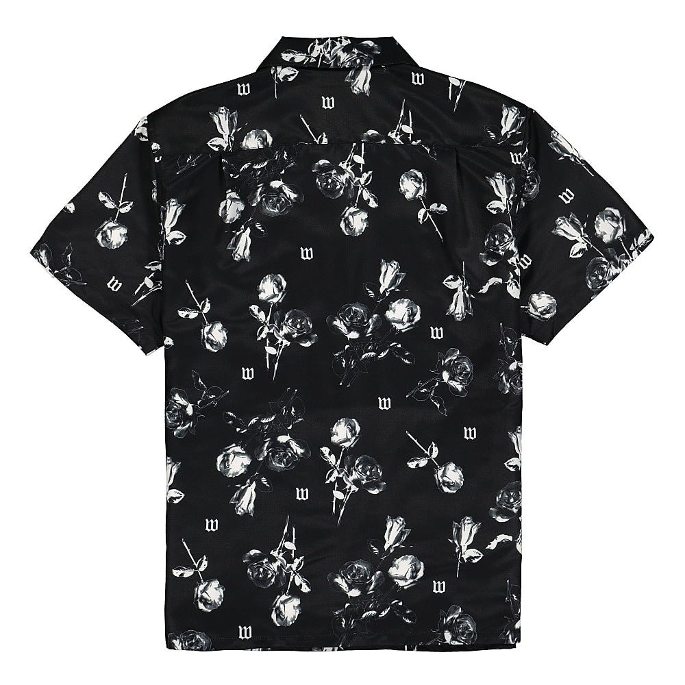 Wasted Paris Allover Charming Shirt Black Shirts Material | Overkill