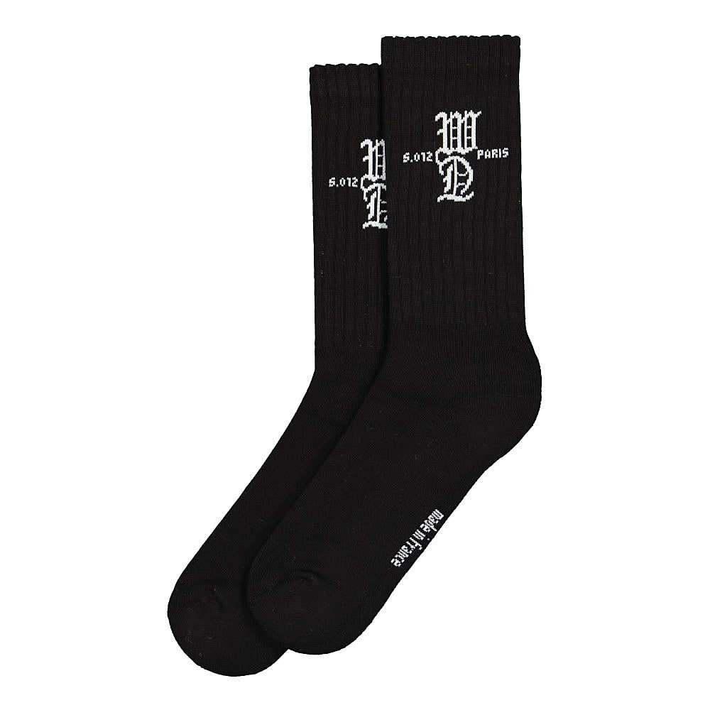 Wasted Paris Signature Socks Black Socks Material | Overkill
