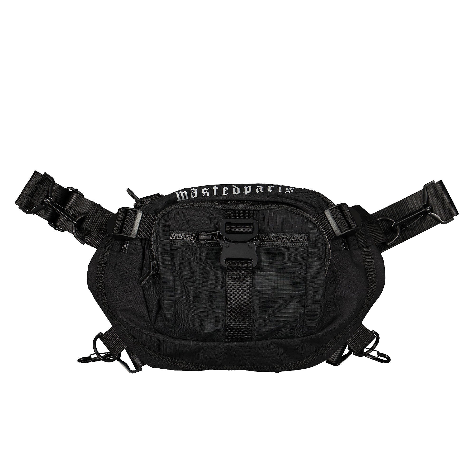 Wasted Paris Travel Bag Black Shoulder & Cross Body Bags  | Overkill