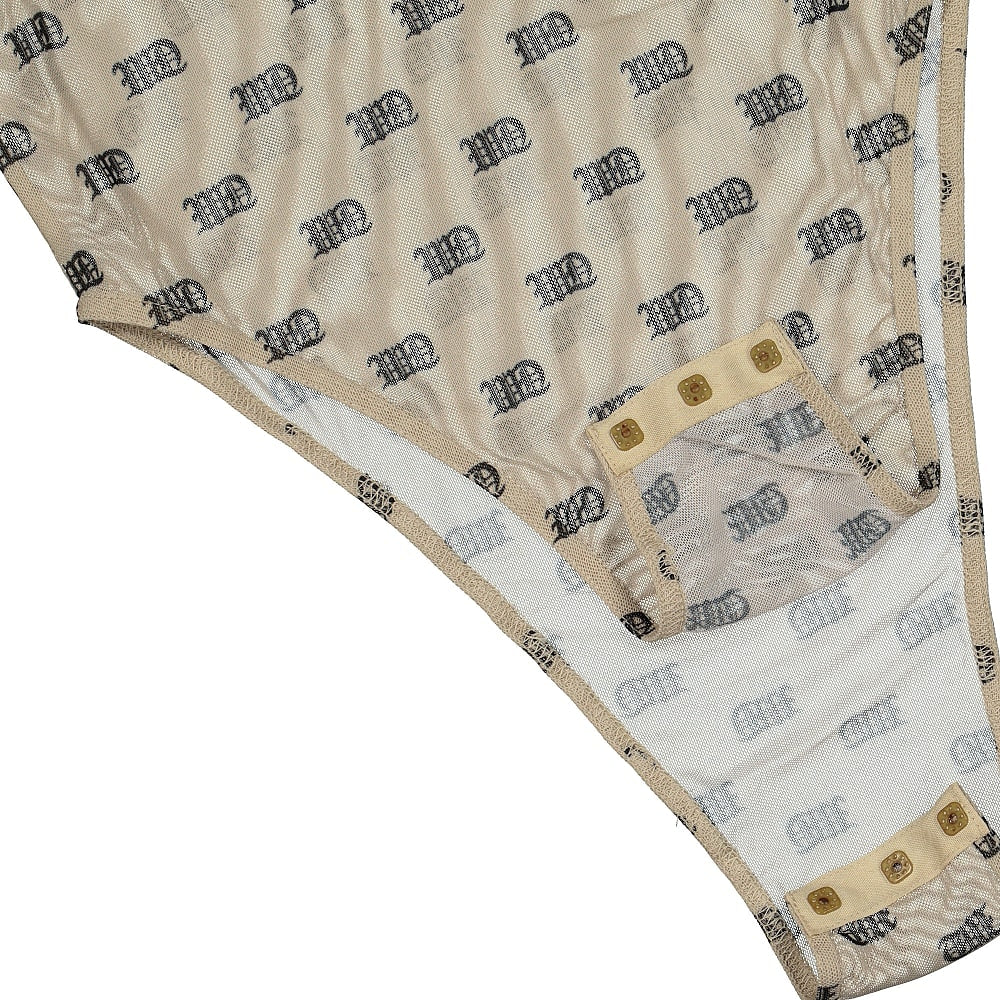 Wasted Paris Body Mesh Allover Monogram Nude Longsleeves Detailfoto | Overkill
