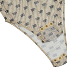 Wasted Paris Body Mesh Allover Monogram Nude Longsleeves Detailfoto | Overkill