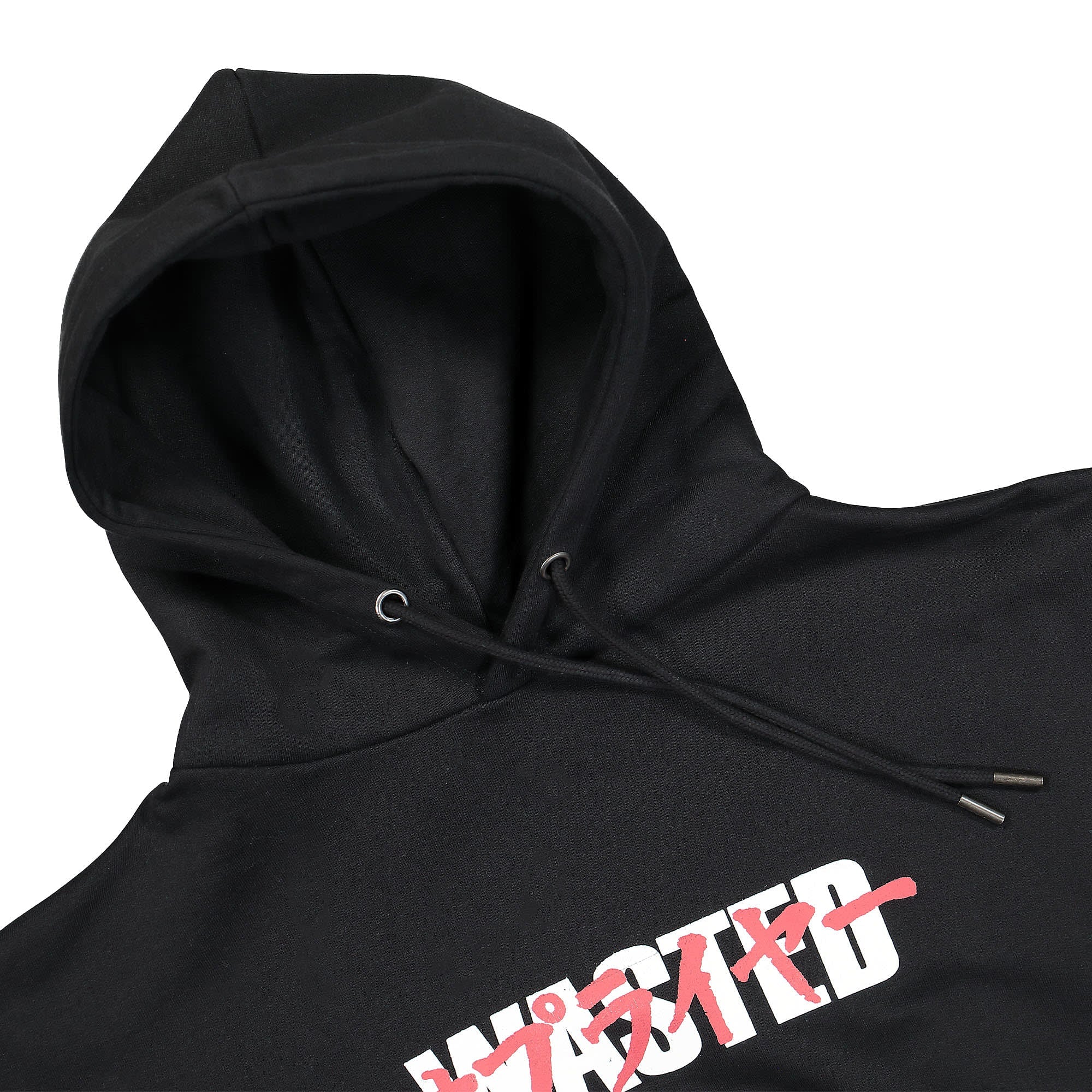 Wasted Paris Supplier x Wasted Paris Chill Blast Hoodie Black Hoodies Close-up | Overkill
