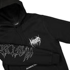Wasted Paris Cold Streets Hoodie Black Hoodies Close-up | Overkill