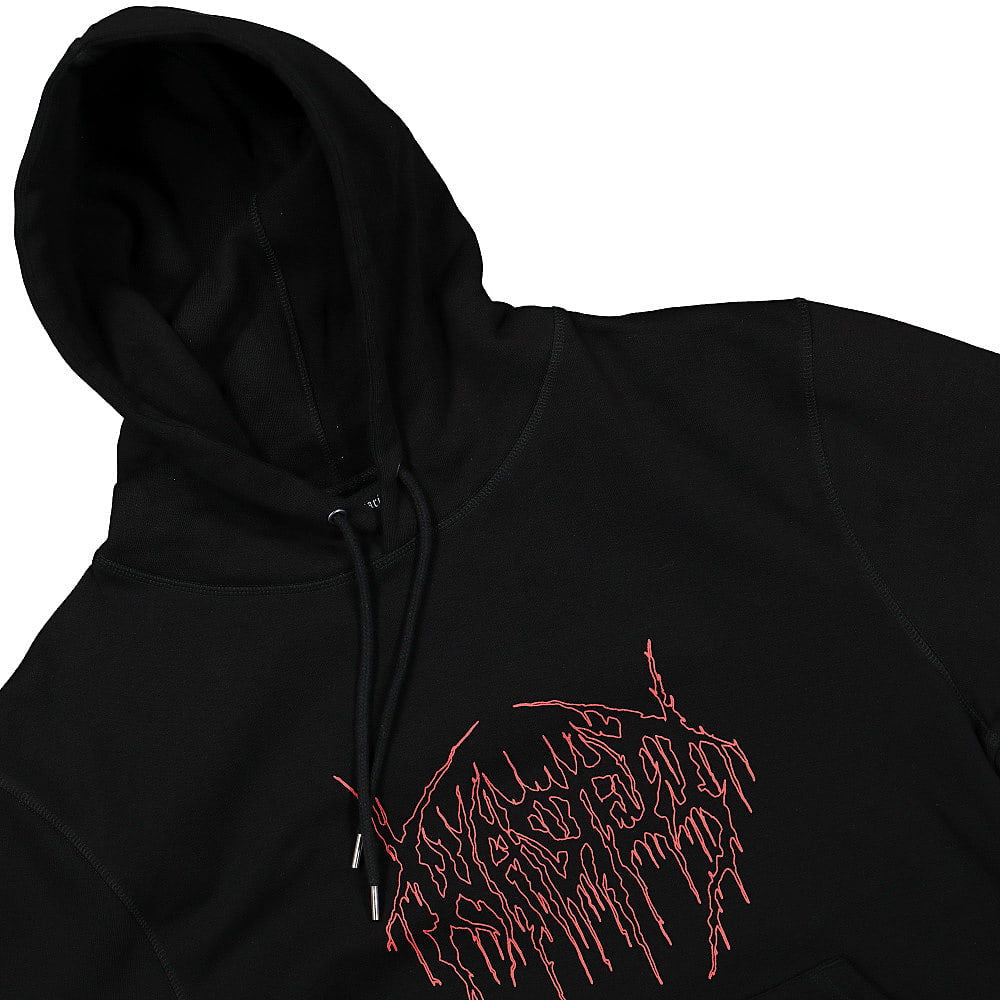 Wasted Paris Dark 2 Hoodie Black Hoodies Close-up | Overkill