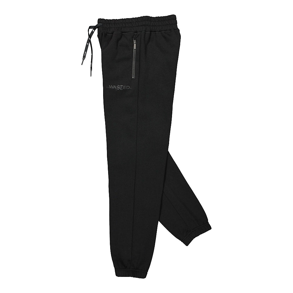Wasted Paris Essential Jogging Pant Black Sweat & Track Pants Close-up | Overkill